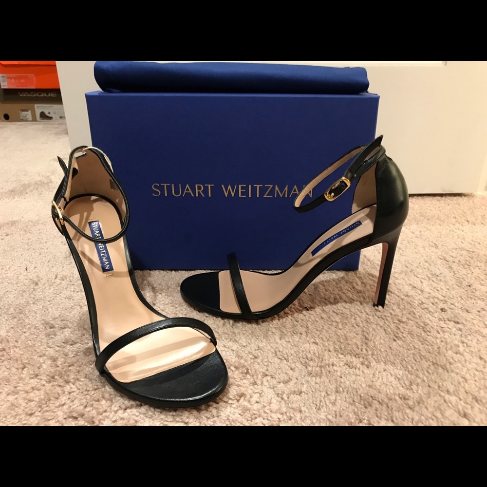 Stuart Weitzman Nudistsong ‘Black Nappa’